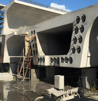 江汉石油管理局压浆料施工流程及注意事项